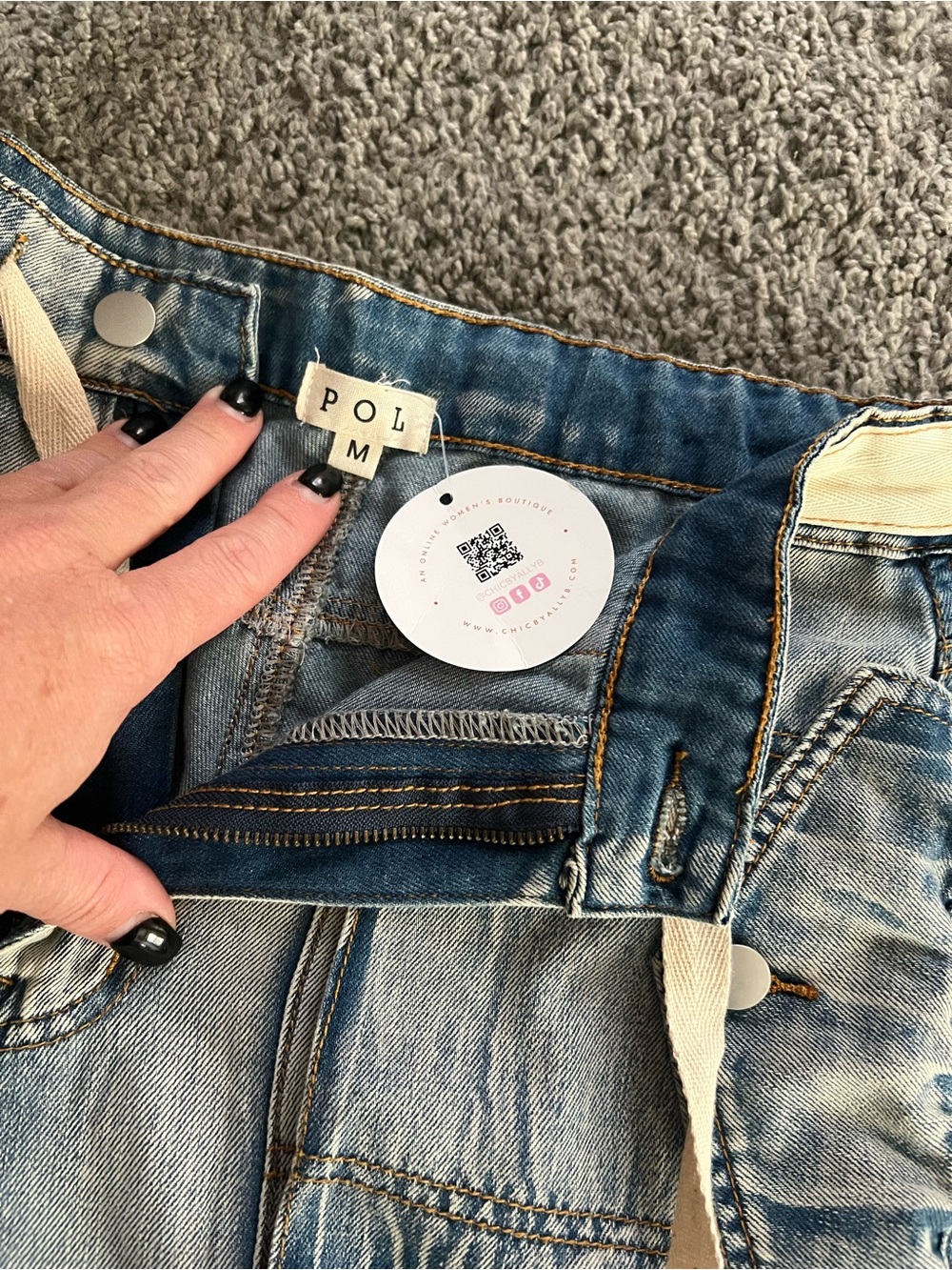POL Light Blue Boyfriend Jeans